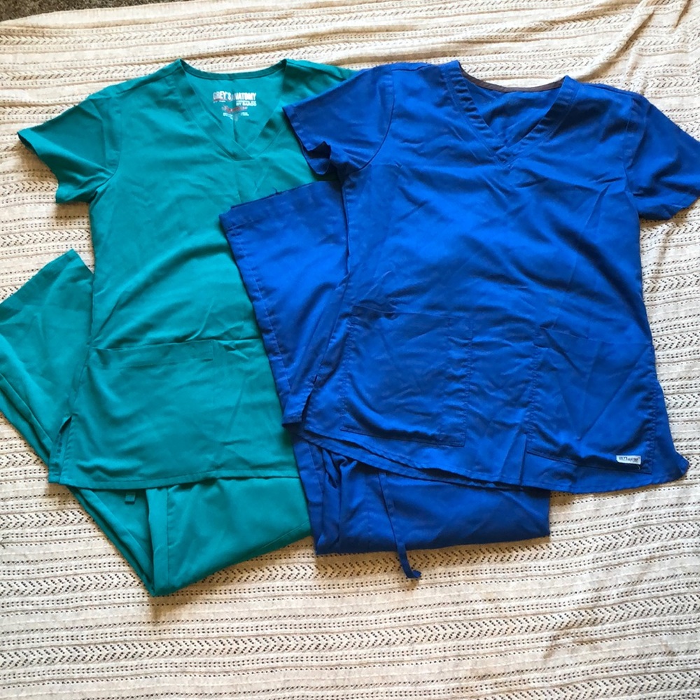 Set of two grey’s anatomy scrubs